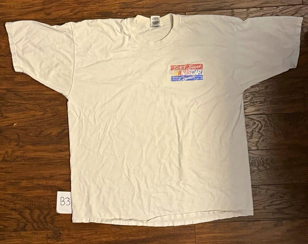 Vintage NASCAR Racing T Shirt XXL Every Second Counts 200 MPH Graphic Tee